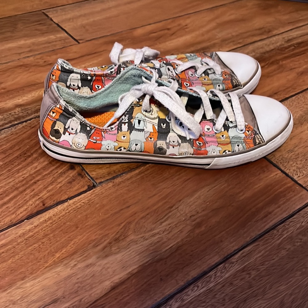 Bobs Tennis Shoes With Dogs Gem